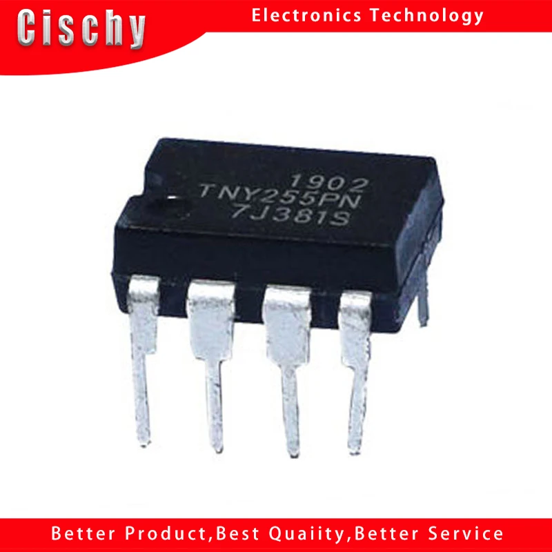 

10pcs/lot TNY255 TNY255P TNY255PN DIP-8 Power Management IC Switching Power Supply Chip In Stock