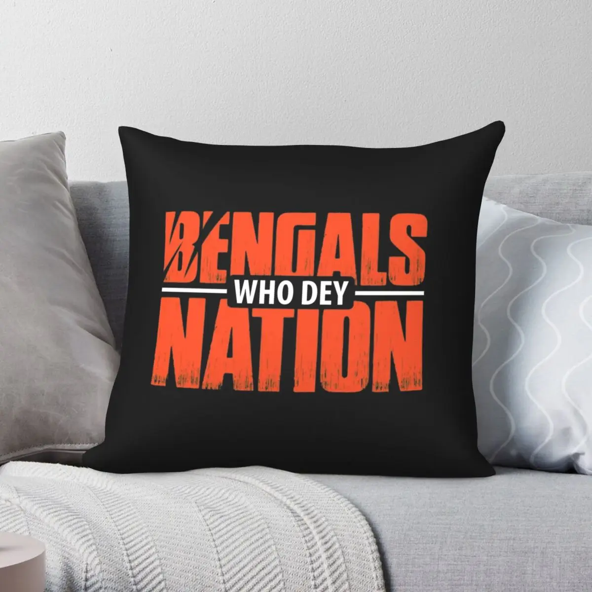 Who Dey Bengals Nation Square Pillowcase Polyester Linen Velvet Creative Zip Decor Pillow Case Car Cushion Cover
Who Dey Bengals Nation Square Pillowcase Polyester Linen Velvet Creative Zip Decor Pillow Case Car Cushion Cover