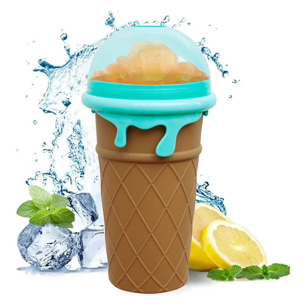 500ML Slushy Maker Cup Frozen Cooling Smoothie Cup Food-Grade Silicone BPA-Free Squeeze Cup DIY Slushie Maker for Kids Family
500ML Slushy Maker Cup Frozen Cooling Smoothie Cup Food-Grade Silicone BPA-Free Squeeze Cup DIY Slushie Maker for Kids Family