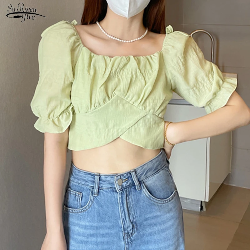 Повседневная облегающая блузка, Новинка лета 2022, шифоновая рубашка в французском стиле, Женская милая рубашка с воротником-лодочкой и открытыми плечами, Короткие топы, 20609
Повседневная облегающая блузка, Новинка лета 2022, шифоновая рубашка в французском стиле, Женская милая рубашка с воротником-лодочкой и открытыми плечами, Короткие топы, 20609