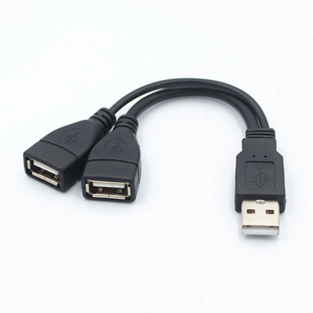 

Premium USB 2 0 A Male to Dual USB Male Y Splitter Hub Power Cord Adapter Cable Quick Installation and Easy to Use