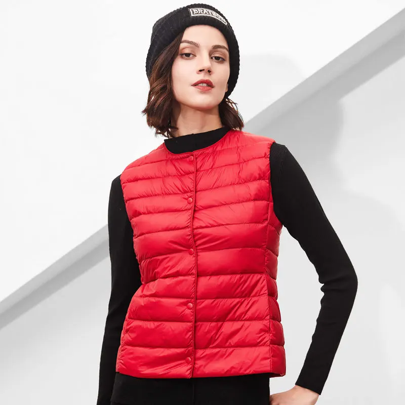 High Quality 90% Down Women's V-Neck Vest for Office Lady Down Inner Layer and O-Neck Elegant Lady Coat In Down Coats Collection
High Quality 90% Down Women's V-Neck Vest for Office Lady Down Inner Layer and O-Neck Elegant Lady Coat In Down Coats Collection