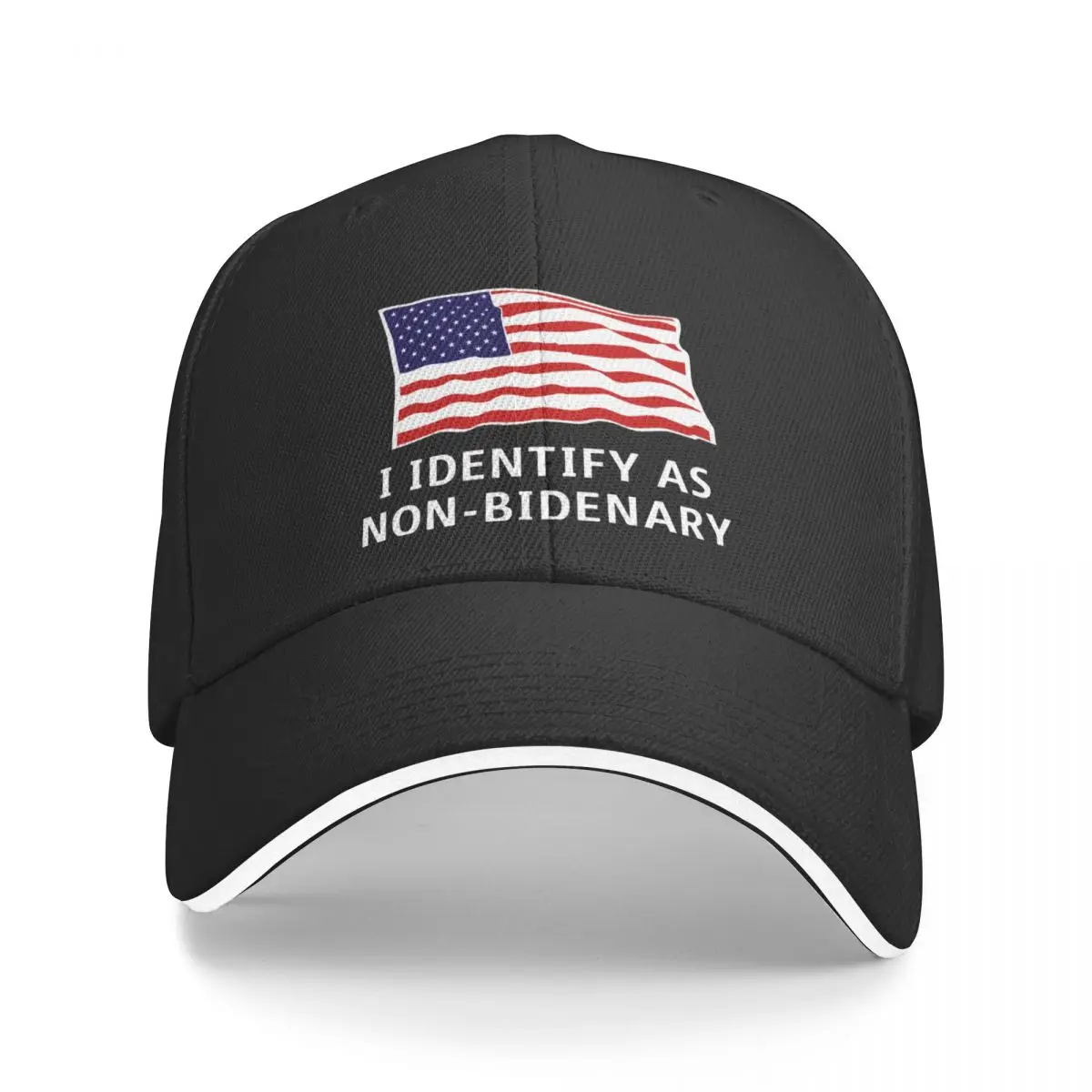 

New Identify As Non-Bidenary Anti-Biden Patriotic Baseball Cap Christmas Hat hard hat Custom Cap Women Beach Fashion Men's