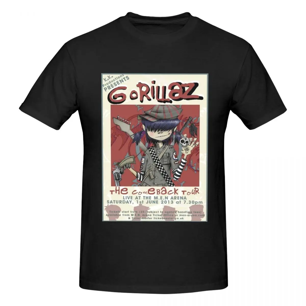 Cool Music Band Gorillaz Skateboard Men's tight fitting sports T-shirt, Breathable,T-shirt
Cool Music Band Gorillaz Skateboard Men's tight fitting sports T-shirt, Breathable,T-shirt