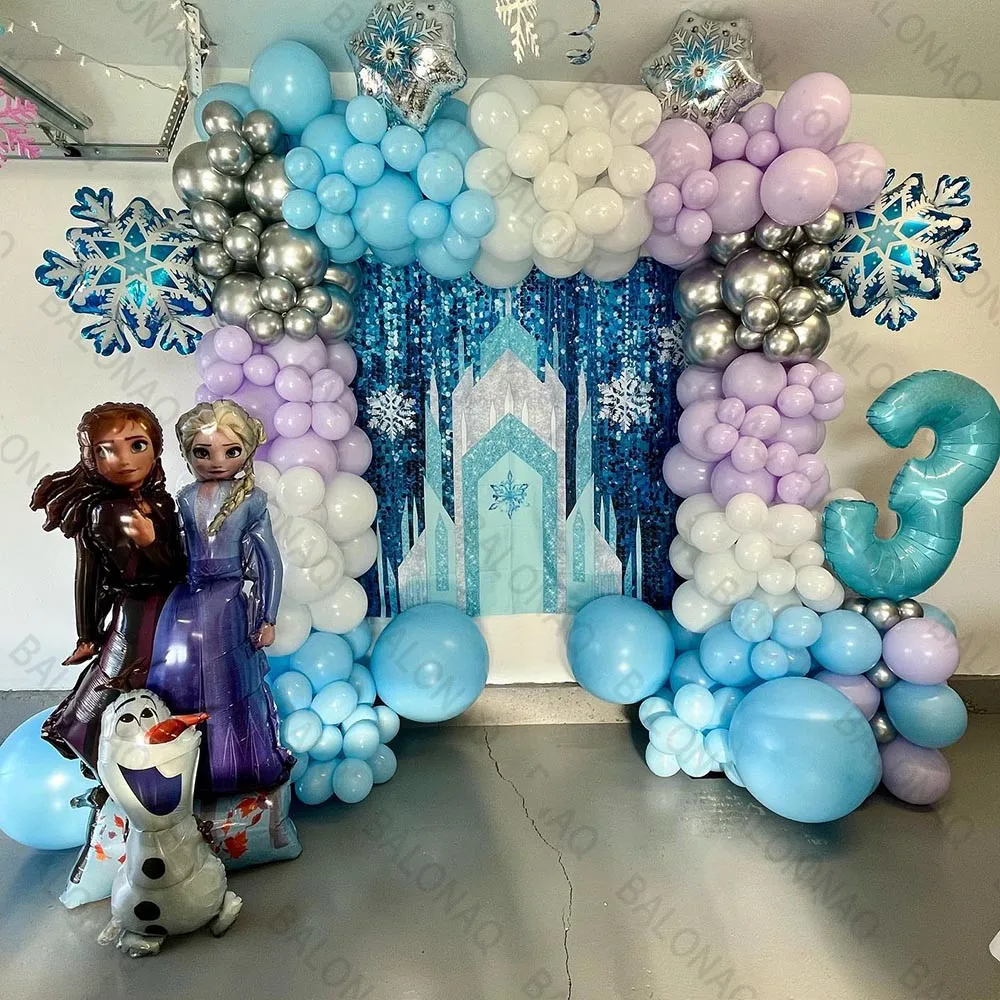 129pcs Frozen Theme Balloons Garland Arch Kit Snowflake Elsa Olaf Foil Globos Girls Birthday Party Baby Shower Decoration Global
129pcs Frozen Theme Balloons Garland Arch Kit Snowflake Elsa Olaf Foil Globos Girls Birthday Party Baby Shower Decoration Global