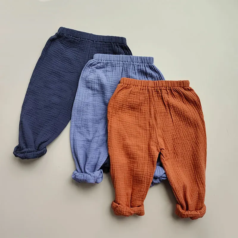 Summer Kids Pants Baby Girls Boys Casual Solid Trousers Cotton Spring Loose Solid Anti Mosquito Pants for Children 1-7T
Summer Kids Pants Baby Girls Boys Casual Solid Trousers Cotton Spring Loose Solid Anti Mosquito Pants for Children 1-7T