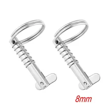 KOQYOX 2PCS 8mm Marine Grade 316 Stainless Steel Quick Release Pin for Boat Bimini Top Deck Hinge Marine hardware
KOQYOX 2PCS 8mm Marine Grade 316 Stainless Steel Quick Release Pin for Boat Bimini Top Deck Hinge Marine hardware