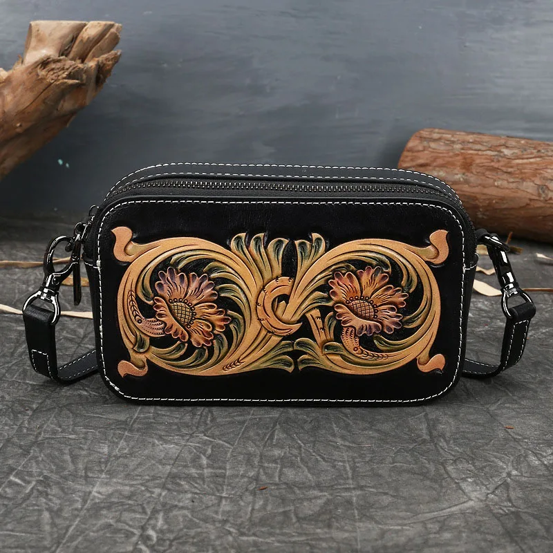 EUMOAN Genuine leather bag for women vintage leather carving lady one shoulder bag head layer cowhide cross one shoulder bag fo
EUMOAN Genuine leather bag for women vintage leather carving lady one shoulder bag head layer cowhide cross one shoulder bag fo