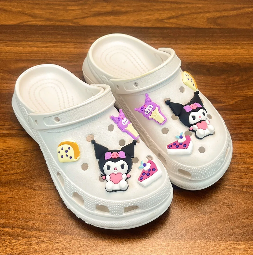 8 шт. набор обуви Sanrio аниме Kawaii Kuromi Cinnamoroll Пряжка крокодила аксессуары декоративная пряжка прозрачная сделай сам
8 шт. набор обуви Sanrio аниме Kawaii Kuromi Cinnamoroll Пряжка крокодила аксессуары декоративная пряжка прозрачная сделай сам