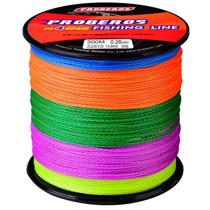 

Braided Line Sea Fishing Rope 300m PE Multifilament Lure Carp Braid Cord Thread Hirisi Predator Spinning Tackle Lines Goods Wire