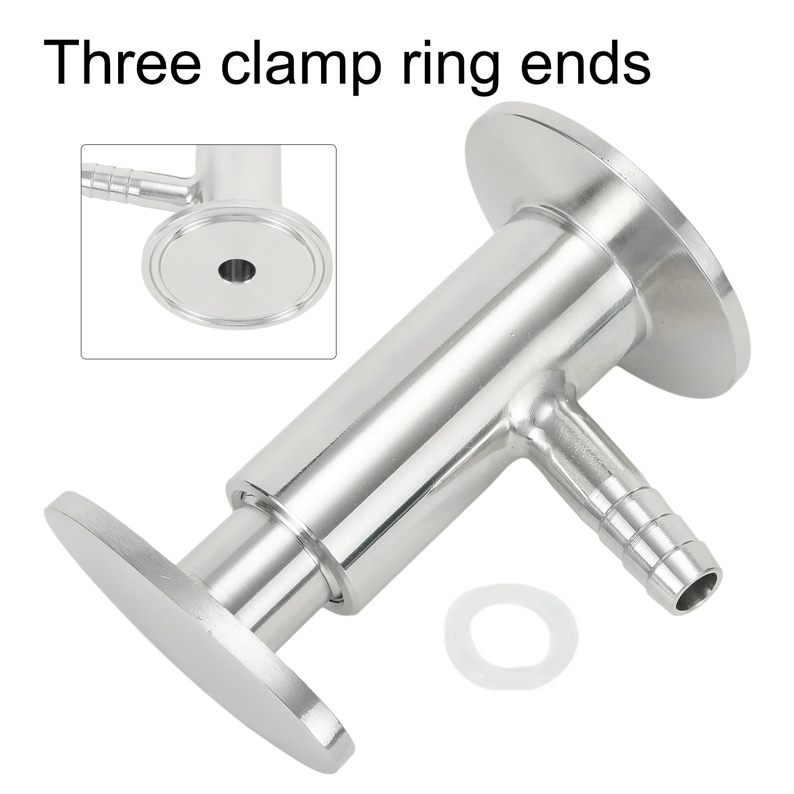 Clamp Sampling Valve PTFE Sample Valve Sanitary Tri Clamp 1.5” 10MM Hose Barb 20RA 304 Stainless Steel Durable
Clamp Sampling Valve PTFE Sample Valve Sanitary Tri Clamp 1.5” 10MM Hose Barb 20RA 304 Stainless Steel Durable
