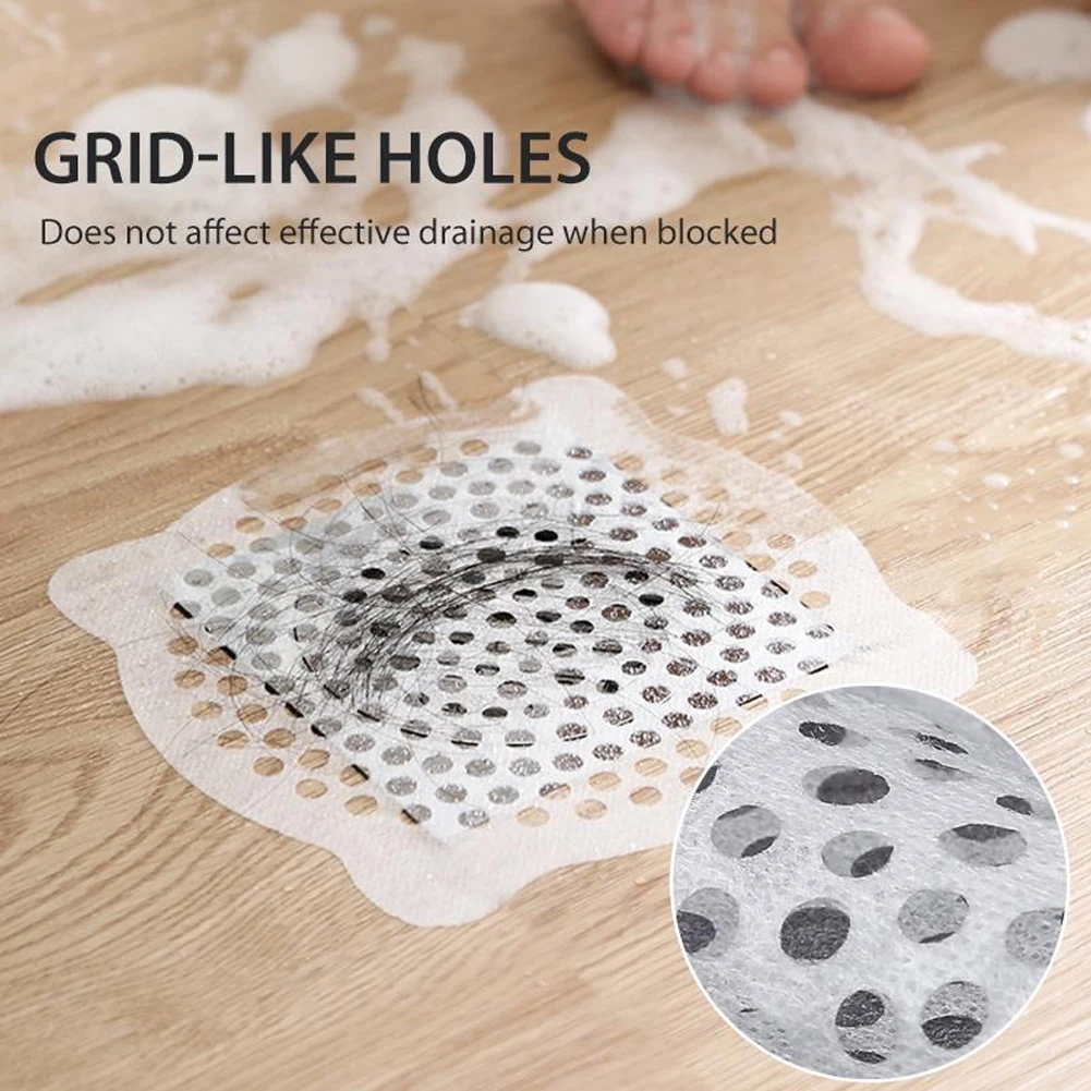 20pcs Disposable Bathroom Sewer Outfall Sink Drain Hair Strainer Stopper Filter Sticker Kitchen Supplies Anti-Blocking Strainer
20pcs Disposable Bathroom Sewer Outfall Sink Drain Hair Strainer Stopper Filter Sticker Kitchen Supplies Anti-Blocking Strainer