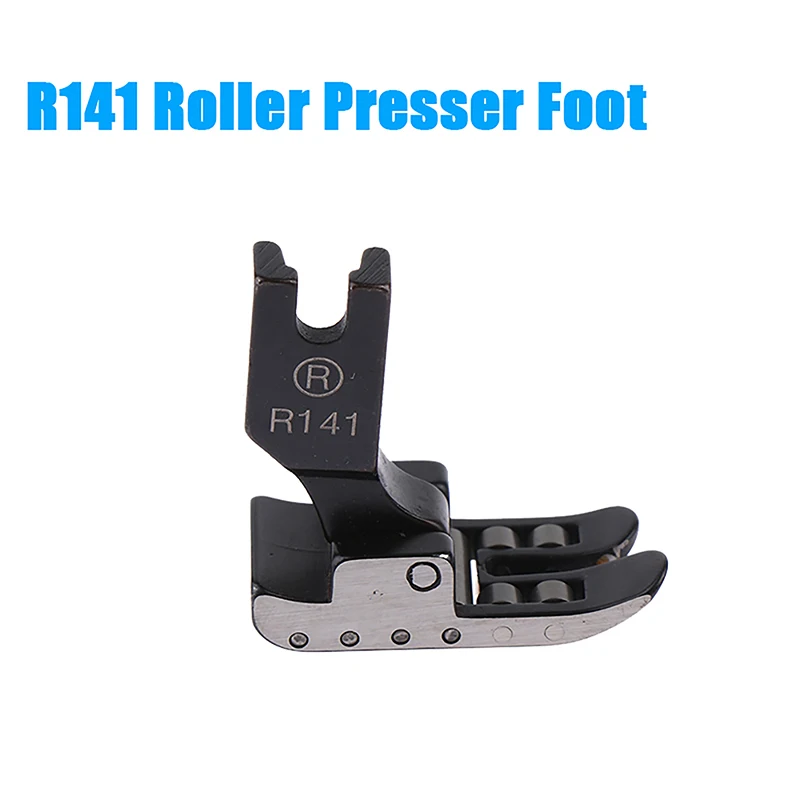 

1Pc R141 Roller Presser Foot For Industrial Lockstitch Sewing Machine Single Needle Presser Feet With Wheel Leather Tools