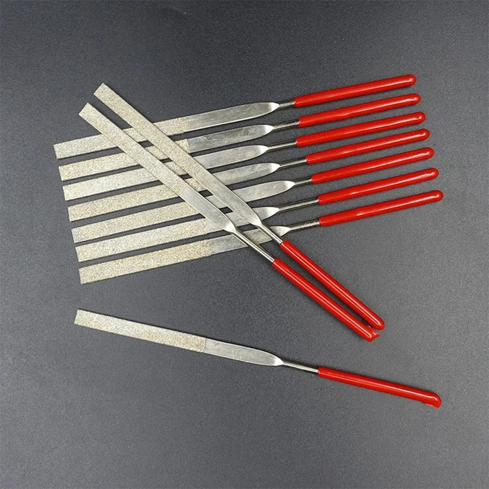 Needle Files Set Mini Needle Files Room Home 10 Pcs/Set Electroplated Diamond Grinding Red+Silver High Quality
Needle Files Set Mini Needle Files Room Home 10 Pcs/Set Electroplated Diamond Grinding Red+Silver High Quality
