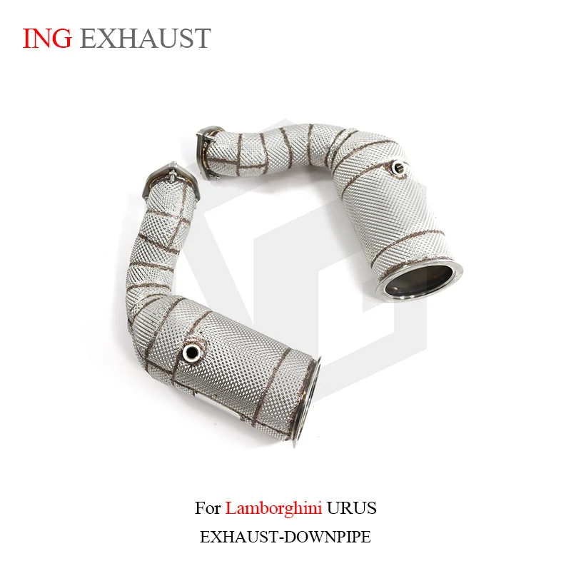 ING Exhaust Ss304 Downpipe Header for Lamborghini URUS 4.0T V8 With cat Heat Shield Vehicle Converter Performance System
ING Exhaust Ss304 Downpipe Header for Lamborghini URUS 4.0T V8 With cat Heat Shield Vehicle Converter Performance System