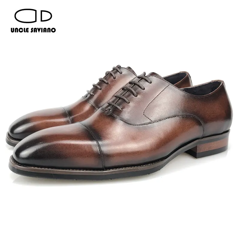 Uncle Saviano Luxury Oxford Men Dress Shoes Office Best Man Shoe Handmade Genuine Leather Designer Formal Shoes for Men Original
Uncle Saviano Luxury Oxford Men Dress Shoes Office Best Man Shoe Handmade Genuine Leather Designer Formal Shoes for Men Original