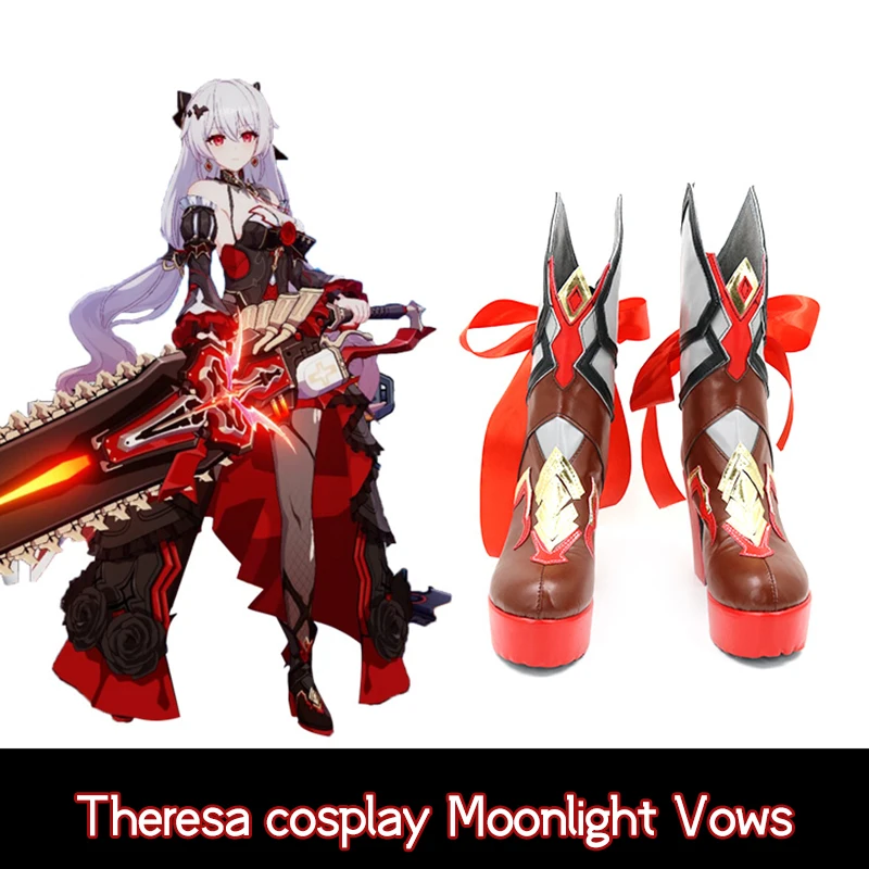 Женские туфли на высоком каблуке Honkai Impact Theresa Cosplay Moonlight Vows Red
Женские туфли на высоком каблуке Honkai Impact Theresa Cosplay Moonlight Vows Red