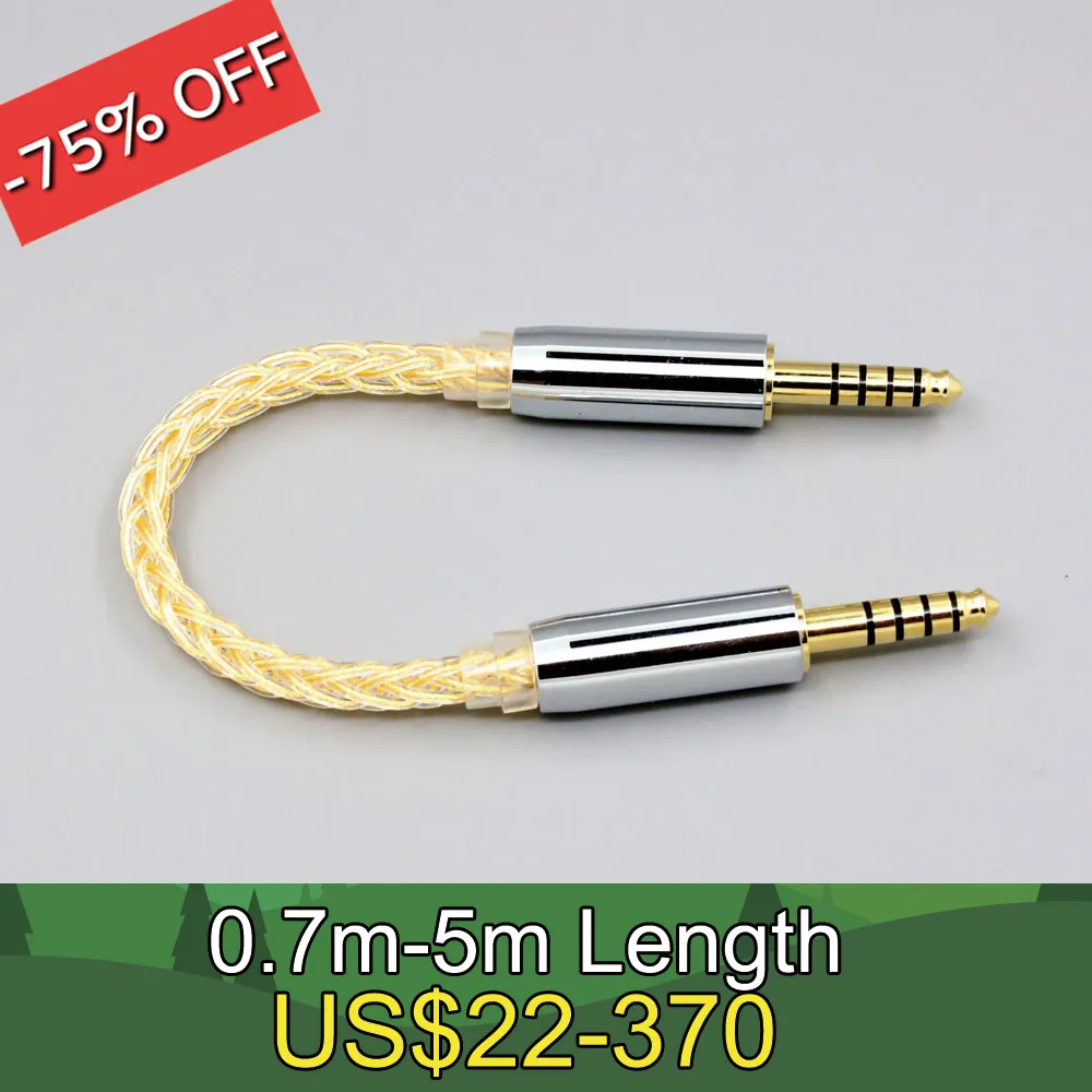 3.5mm 4.4mm Male to Male 99.99% Ultra Pure Silver + Gold Plated Earphone DIY Custom Cable LN008382
3.5mm 4.4mm Male to Male 99.99% Ultra Pure Silver + Gold Plated Earphone DIY Custom Cable LN008382