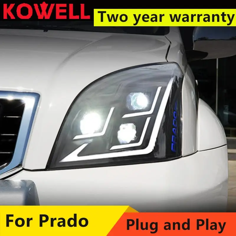 Стайлинг автомобиля для Toyota 2003-2009 Prado LC120 передняя лампа FJ120 DRL фара сигнал поворота лампа проектора автомобильные аксессуары
Стайлинг автомобиля для Toyota 2003-2009 Prado LC120 передняя лампа FJ120 DRL фара сигнал поворота лампа проектора автомобильные аксессуары