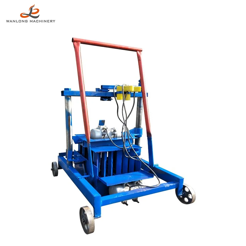 

Mobile Manual Hollow Brick Block Maker Concrete Cement Brick Block Making Machine manufacturer lowest Price