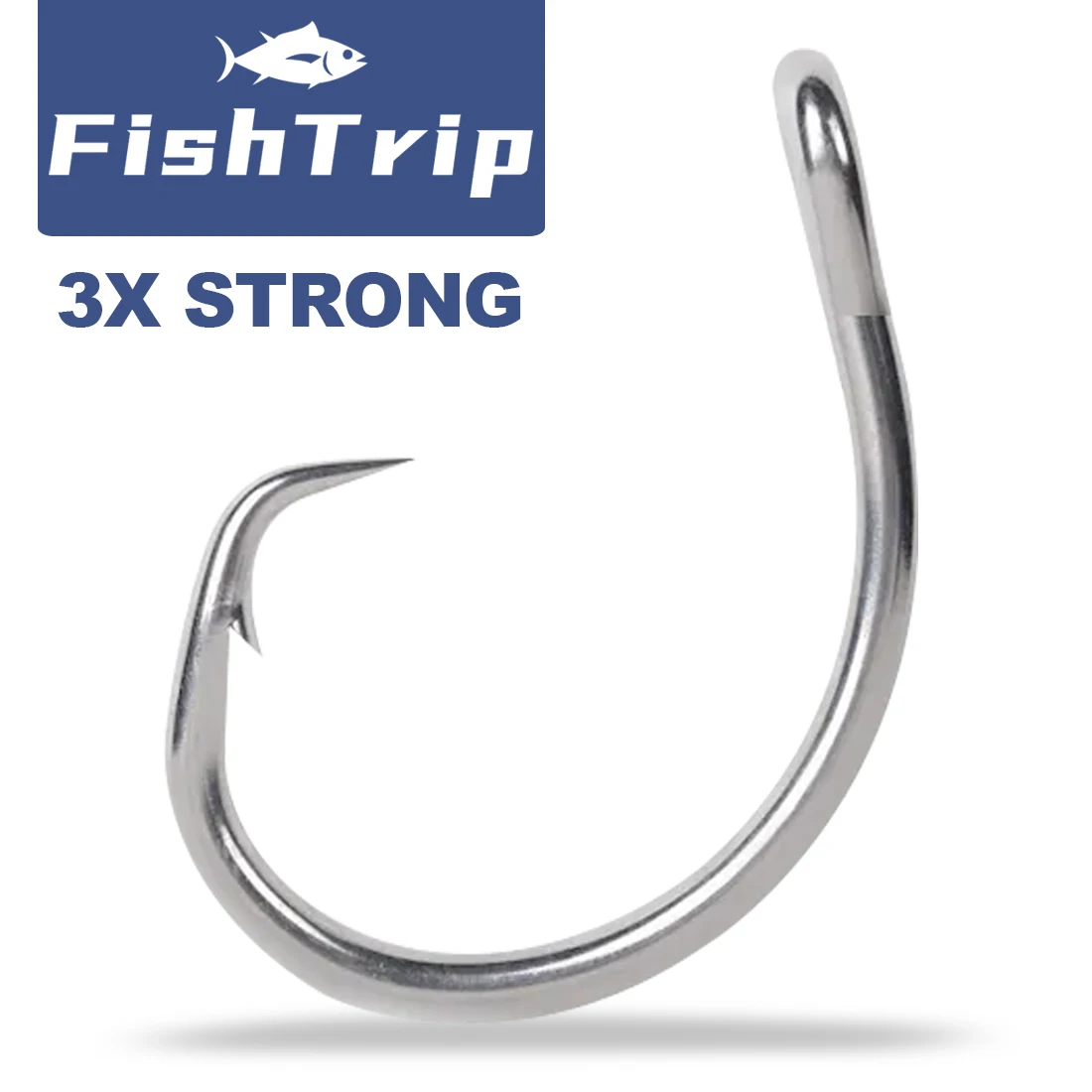 FishTrip Circle Hook Giant 6/0~20/0, Stainless Steels Saltwater Hook for Great White Sharks & Giant Tigers Mako's and Hammerhead
FishTrip Circle Hook Giant 6/0~20/0, Stainless Steels Saltwater Hook for Great White Sharks & Giant Tigers Mako's and Hammerhead