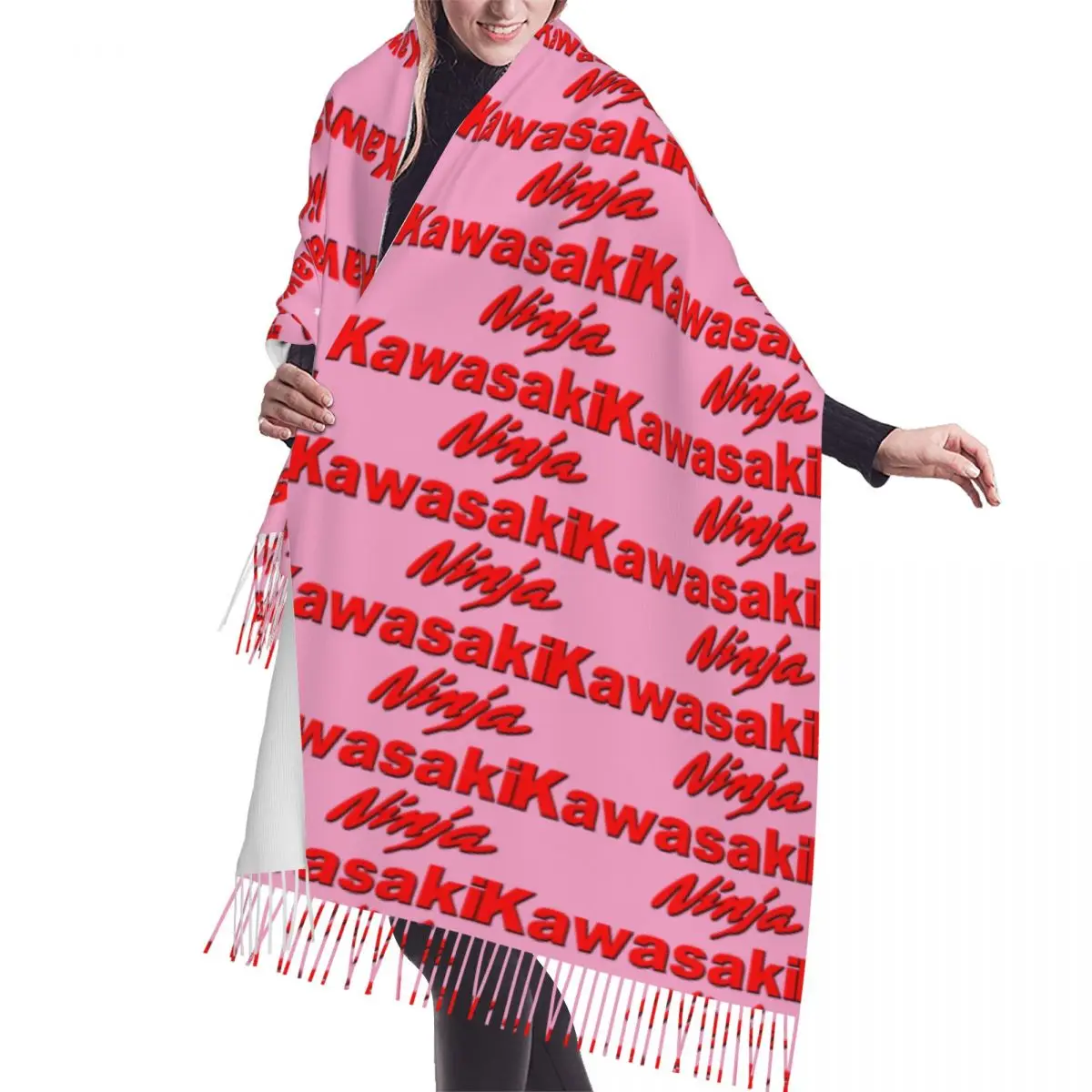 Stylish Sport Racing Motorcycle Kawasakis Tassel Scarf Women Winter Fall Warm Shawl Wrap Lady Fashion Versatile Famale Scarves
Stylish Sport Racing Motorcycle Kawasakis Tassel Scarf Women Winter Fall Warm Shawl Wrap Lady Fashion Versatile Famale Scarves