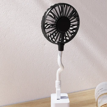 USB 미니 에어 쿨러 팬, 보조베터리 노트북 컴퓨터용 휴대용 냉각 팬, 여름 캠핑 사무실 테이블 팬 환풍기