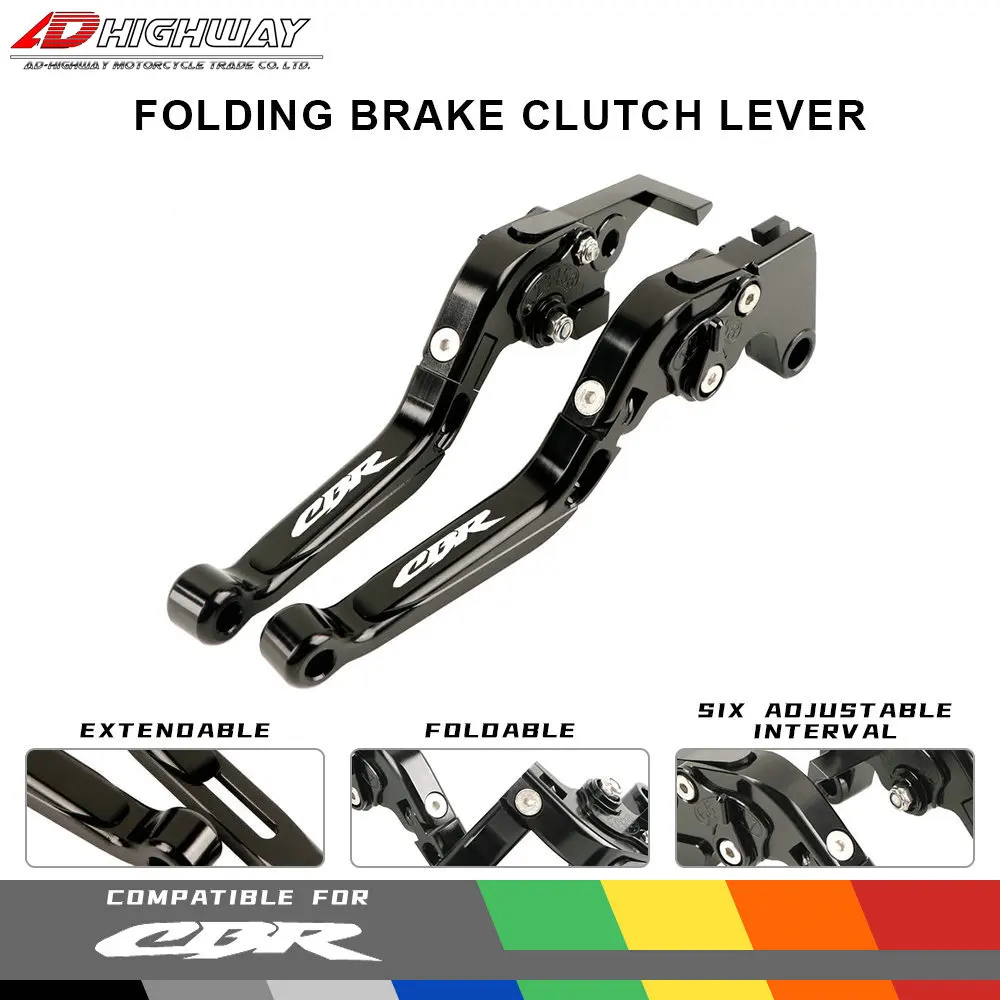 20 Colors CNC Aliuminum Adjustable Extendable Folding Brake Clutch Levers For CBR 600 F2/F3/F4/F4i 1991-2007 CBR900RR 1993-1999
20 Colors CNC Aliuminum Adjustable Extendable Folding Brake Clutch Levers For CBR 600 F2/F3/F4/F4i 1991-2007 CBR900RR 1993-1999