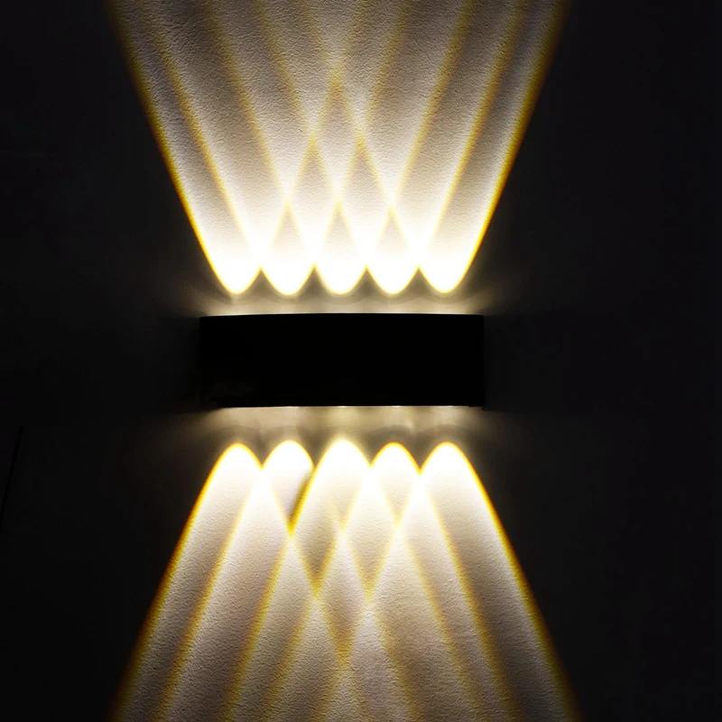 

LED Wall Lamp Outdoor Waterproof Garden Light Aluminum Modern Nordic Indoor Wall Sconce Lamps 100-240V IP65