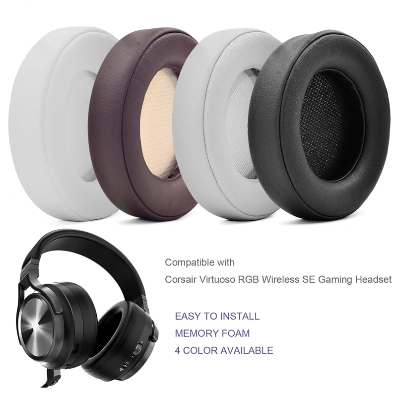 Easily Replaced Ear Pads for Corsair RGB Headphone Thicker Foam Covers Sleeves Earpads Repalcement Drop Shipping
Easily Replaced Ear Pads for Corsair RGB Headphone Thicker Foam Covers Sleeves Earpads Repalcement Drop Shipping