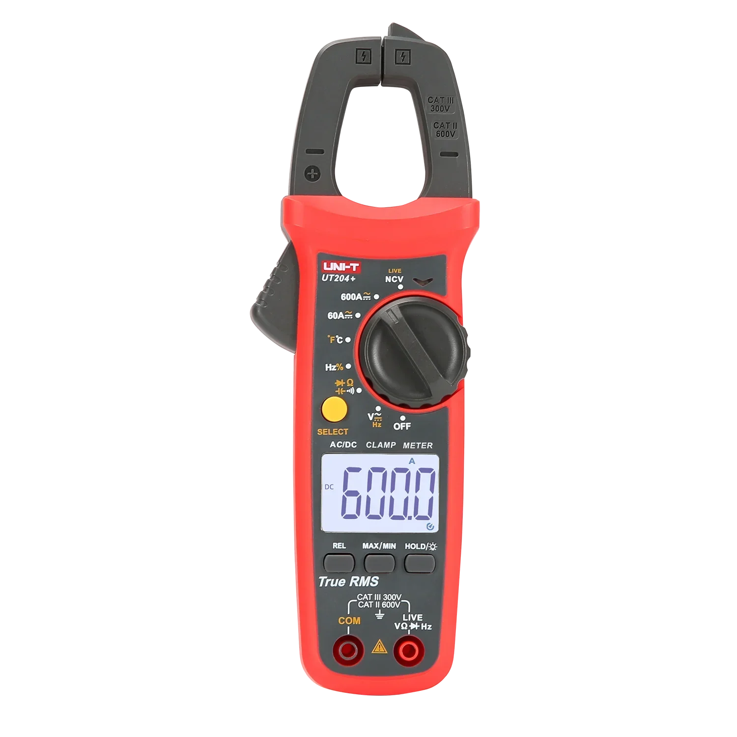 UNI-T UT204+ Tester Arus Digital Clamp Meter True RMS Rentang Otomatis Perlawanan Multimeter Tester UT204 + Baru.
UNI-T UT204+ Tester Arus Digital Clamp Meter True RMS Rentang Otomatis Perlawanan Multimeter Tester UT204 + Baru.