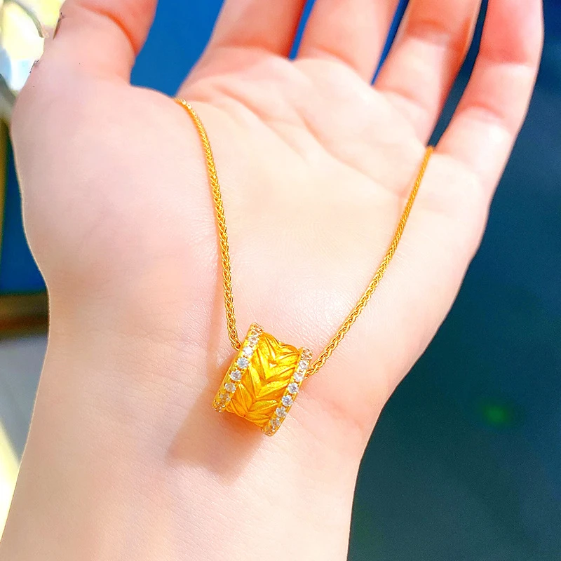 Drilled Wheat Ear Lucky Ball Pendant Clavicle Chain for Women Neck Collares for Girlfriend Fashion Birthday Gifts Not Fade
Drilled Wheat Ear Lucky Ball Pendant Clavicle Chain for Women Neck Collares for Girlfriend Fashion Birthday Gifts Not Fade