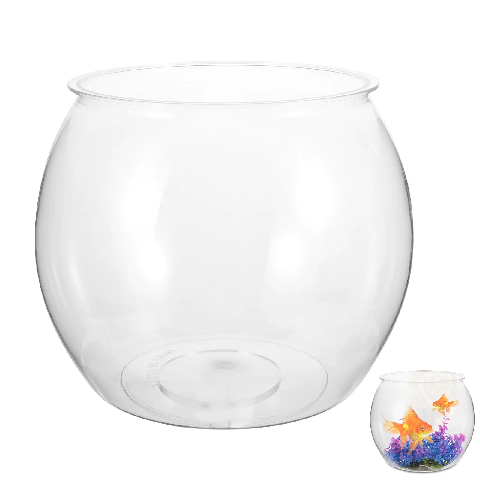 Transparent Fish Tank Desk Bowl for Goldfish Desktop Plastic Living Tabletop Globe Clear
Transparent Fish Tank Desk Bowl for Goldfish Desktop Plastic Living Tabletop Globe Clear