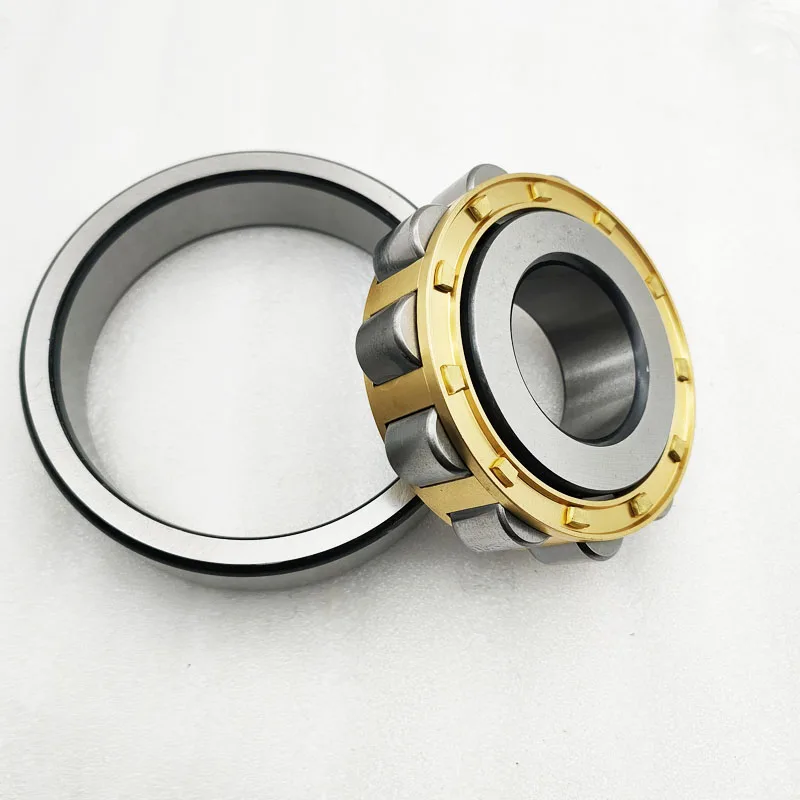 

SHLNZB Bearing 1Pcs N322 N322E N322M N322EM N322ECM C3 110*240*50mm Brass Cage Cylindrical Roller Bearings