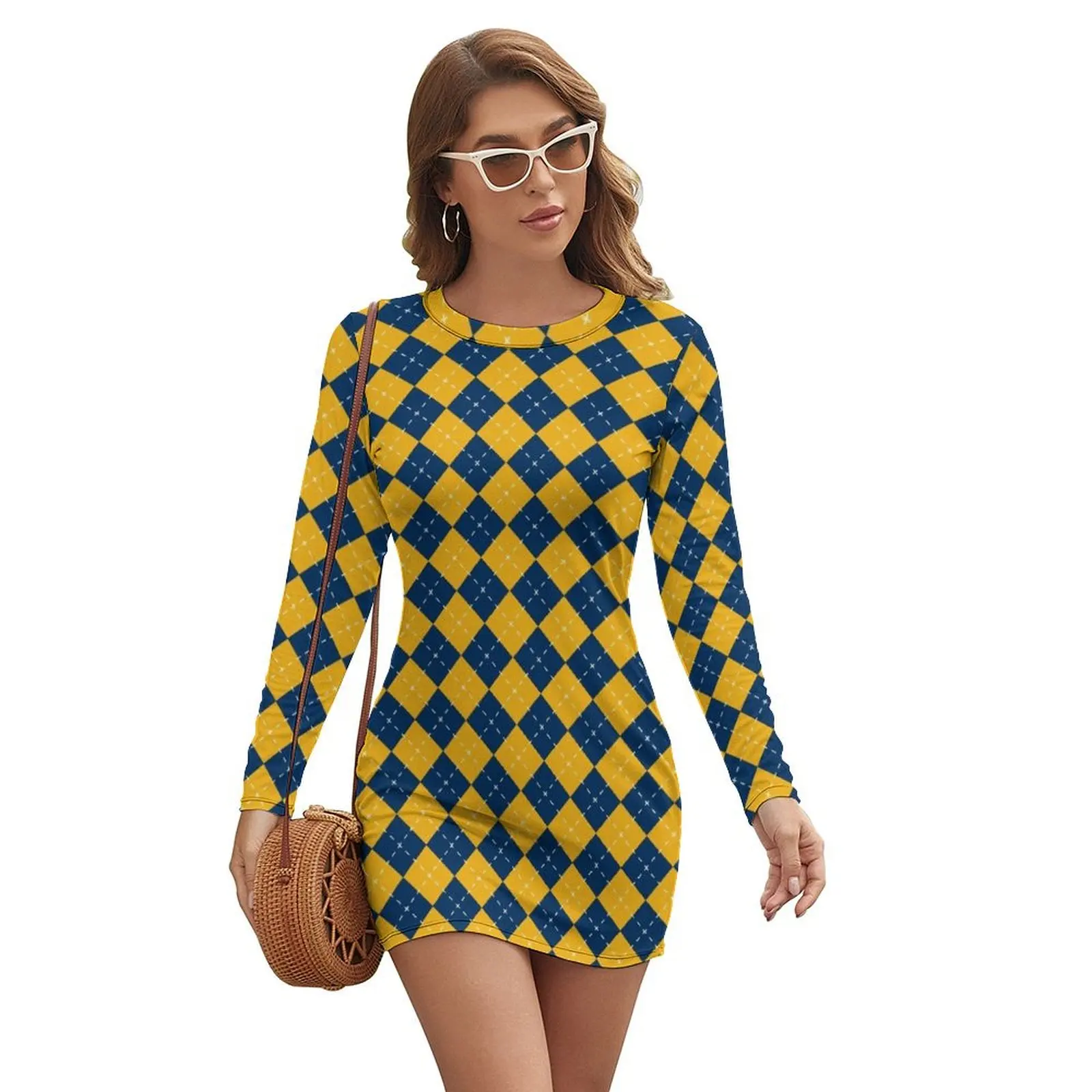 Morgantown - Argyle Long-sleeved Dress Woman's evening dress clothes prom dresses
Morgantown - Argyle Long-sleeved Dress Woman's evening dress clothes prom dresses