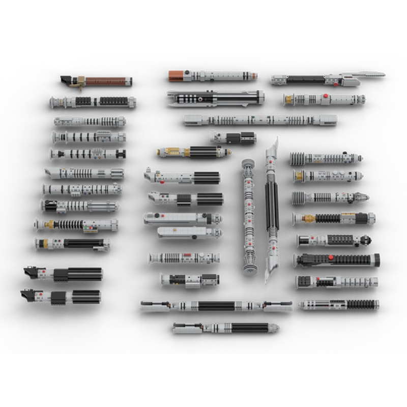 MOC Space War Lightsaber series classic movie Military weapon Buildingblocks Assembly model toy Children's gift Universal holder
MOC Space War Lightsaber series classic movie Military weapon Buildingblocks Assembly model toy Children's gift Universal holder