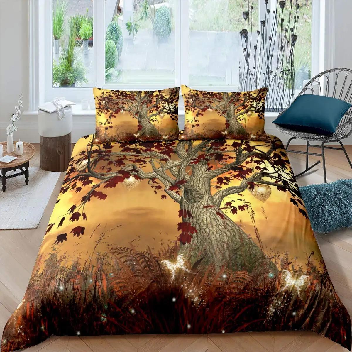 Tree of Life Duvet Cover Natural Scenery Kids Boys Girls Adults Botanical Branches Autumn Leaves Bedroom Decoration Collection
Tree of Life Duvet Cover Natural Scenery Kids Boys Girls Adults Botanical Branches Autumn Leaves Bedroom Decoration Collection