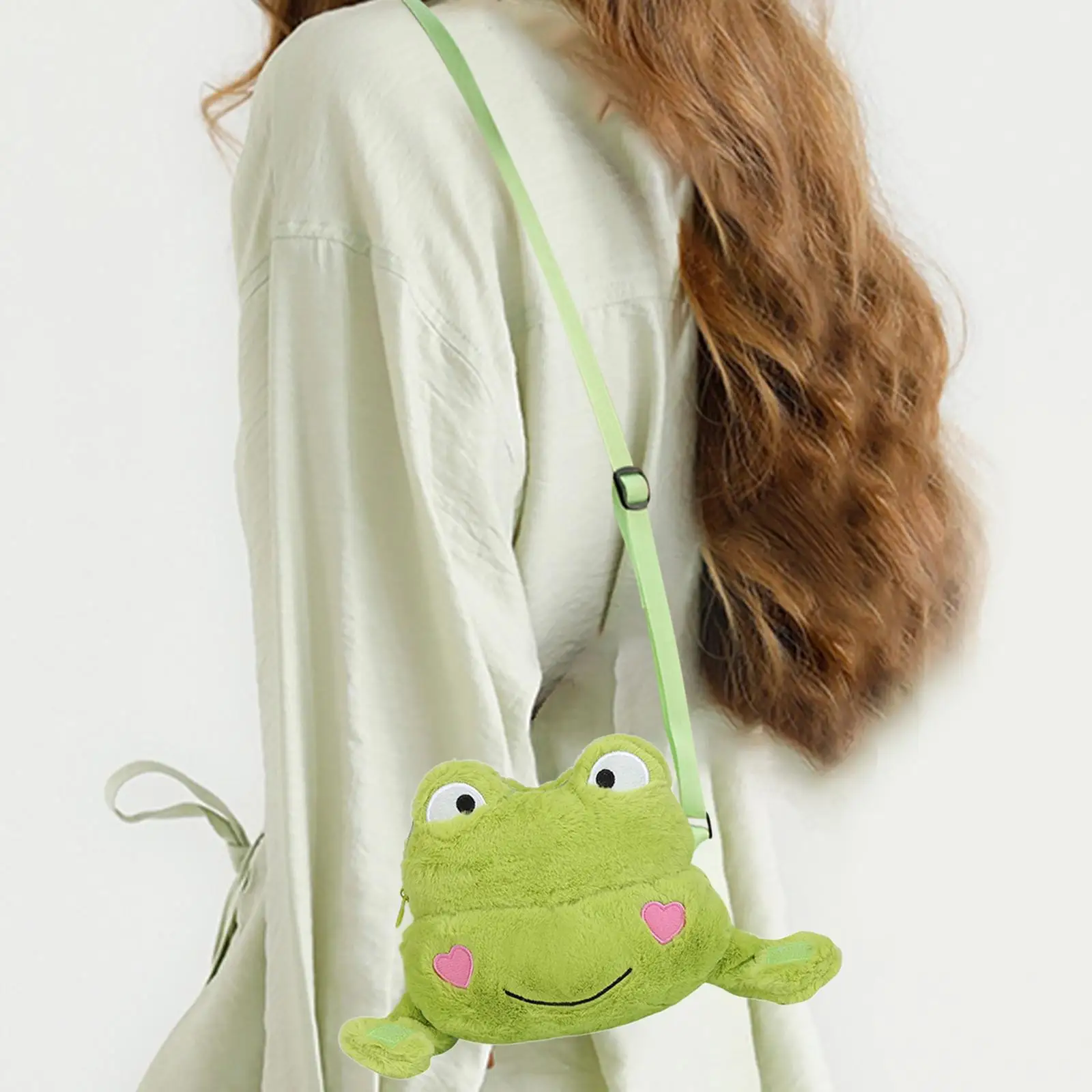 Frog Crossbody Bag Handbag Creative with Zipper Closure Tote Bag Women Shoulder Bag for Spring Outdoor Vacation Party Shopping
Frog Crossbody Bag Handbag Creative with Zipper Closure Tote Bag Women Shoulder Bag for Spring Outdoor Vacation Party Shopping