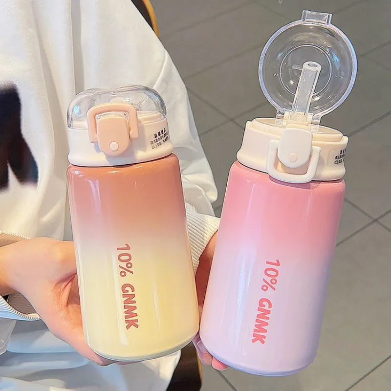 400ml Original Dream Gradient Color Thermos Cup Female Student 2023 New Cute Straw Cup Net Red High Appearance Level ins Wind
400ml Original Dream Gradient Color Thermos Cup Female Student 2023 New Cute Straw Cup Net Red High Appearance Level ins Wind
