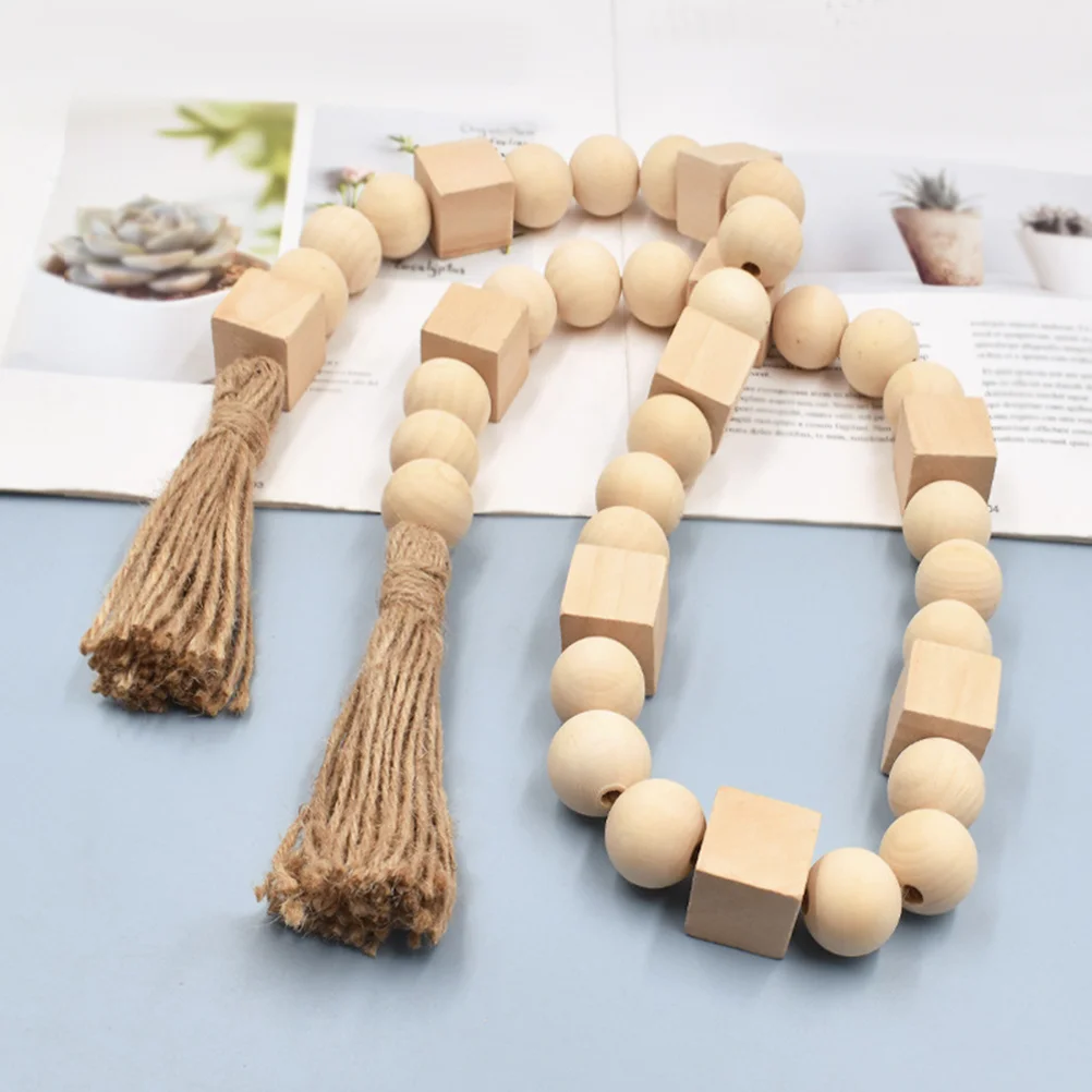 Wooden Beading Pendant with Tassel Bohemian Style Beaded Garland String Tassel Pendent
Wooden Beading Pendant with Tassel Bohemian Style Beaded Garland String Tassel Pendent