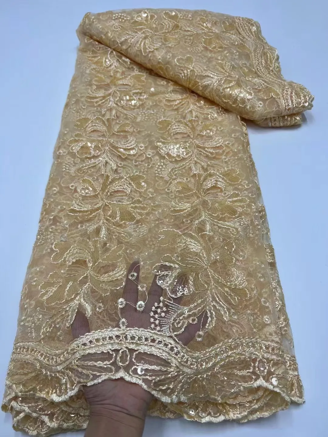French Mesh Lace Fabric 2024 High Quality African Nigerian Mesh Flower Lace Net Lace For Women Wedding Party Dresses Sew
French Mesh Lace Fabric 2024 High Quality African Nigerian Mesh Flower Lace Net Lace For Women Wedding Party Dresses Sew