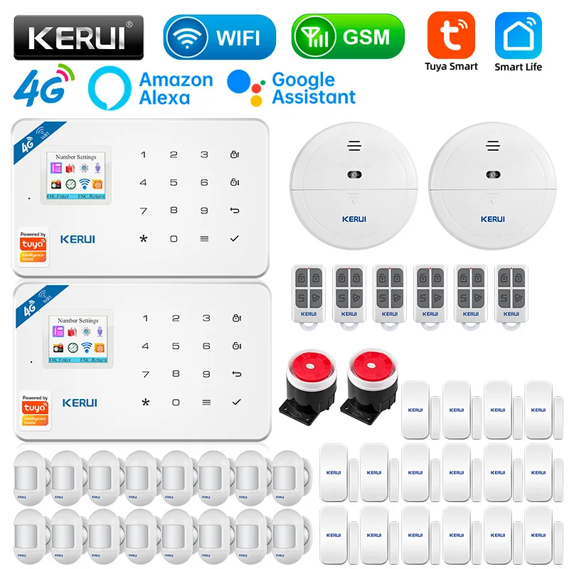 Система охранной сигнализации KERUI W184 Tuya, охранная сигнализация для умного дома, GSM, 4G, Wi-Fi, с датчиком, 6 языков, для гаража
Система охранной сигнализации KERUI W184 Tuya, охранная сигнализация для умного дома, GSM, 4G, Wi-Fi, с датчиком, 6 языков, для гаража