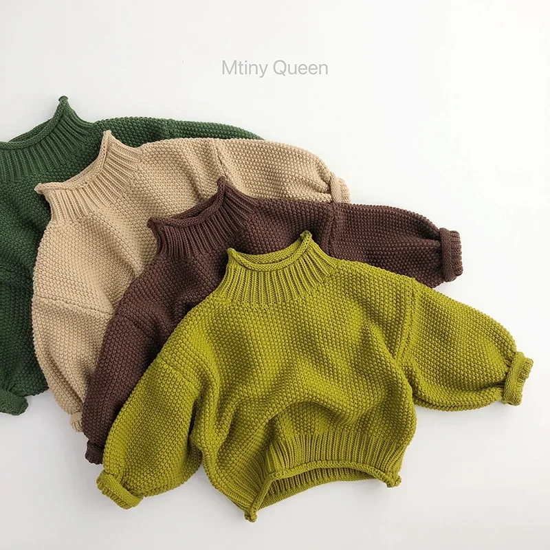 2023 Spring Autumn Children Boys Tops Cotton Thick Knitted Turtleneck Loose Sweater Warm Stretch Versatile Kids Boys Tops
2023 Spring Autumn Children Boys Tops Cotton Thick Knitted Turtleneck Loose Sweater Warm Stretch Versatile Kids Boys Tops
