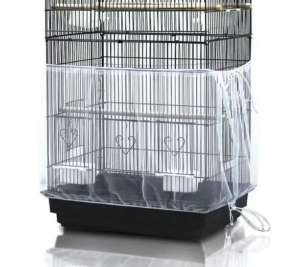 Bird Cage Net Cover Seed Feather Catcher Soft Skirt Guard Nylon Mesh Netting For Parrot Round Square Cages
Bird Cage Net Cover Seed Feather Catcher Soft Skirt Guard Nylon Mesh Netting For Parrot Round Square Cages