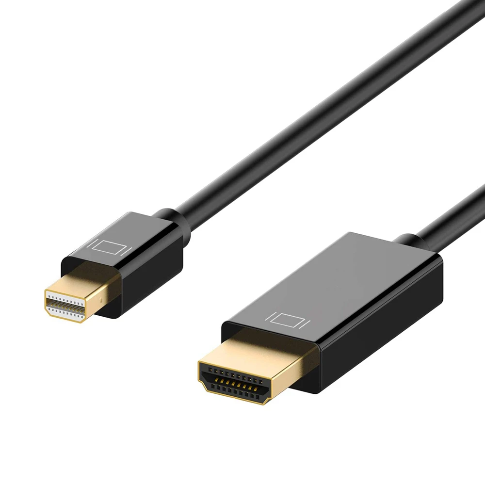 Nku Thunderbolt1/2 Mini DisplayPort To HD Cable 1080P Mini DP Converter Adapter Cord for Macbook Laptop Monitor HDTV
Nku Thunderbolt1/2 Mini DisplayPort To HD Cable 1080P Mini DP Converter Adapter Cord for Macbook Laptop Monitor HDTV