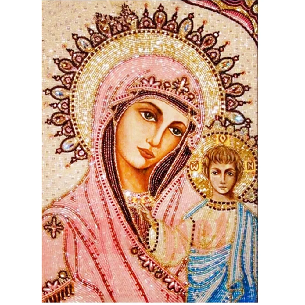 Virgin Mary and Son Jesus Artwork Diy 5D Diamond Painting Religion Decorative Painting Square Drill Round Drill Mosaic Embroider
Virgin Mary and Son Jesus Artwork Diy 5D Diamond Painting Religion Decorative Painting Square Drill Round Drill Mosaic Embroider
