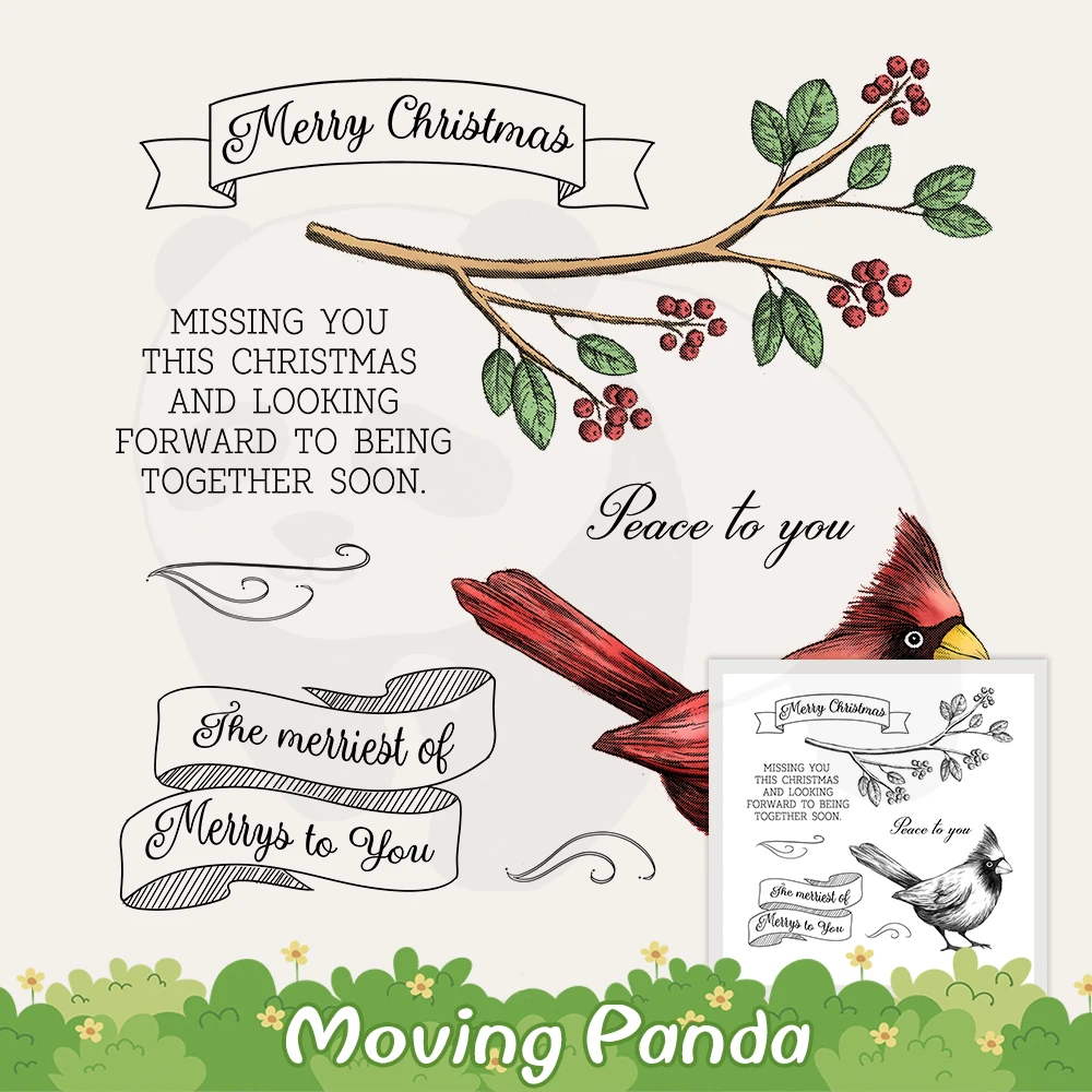 Winter Birds Merry Christmas Cutting Dies Clear Stamp Xmas Decor DIY Scrapbooking Metal Dies Silicone Stamp For Card Album Decor
Winter Birds Merry Christmas Cutting Dies Clear Stamp Xmas Decor DIY Scrapbooking Metal Dies Silicone Stamp For Card Album Decor