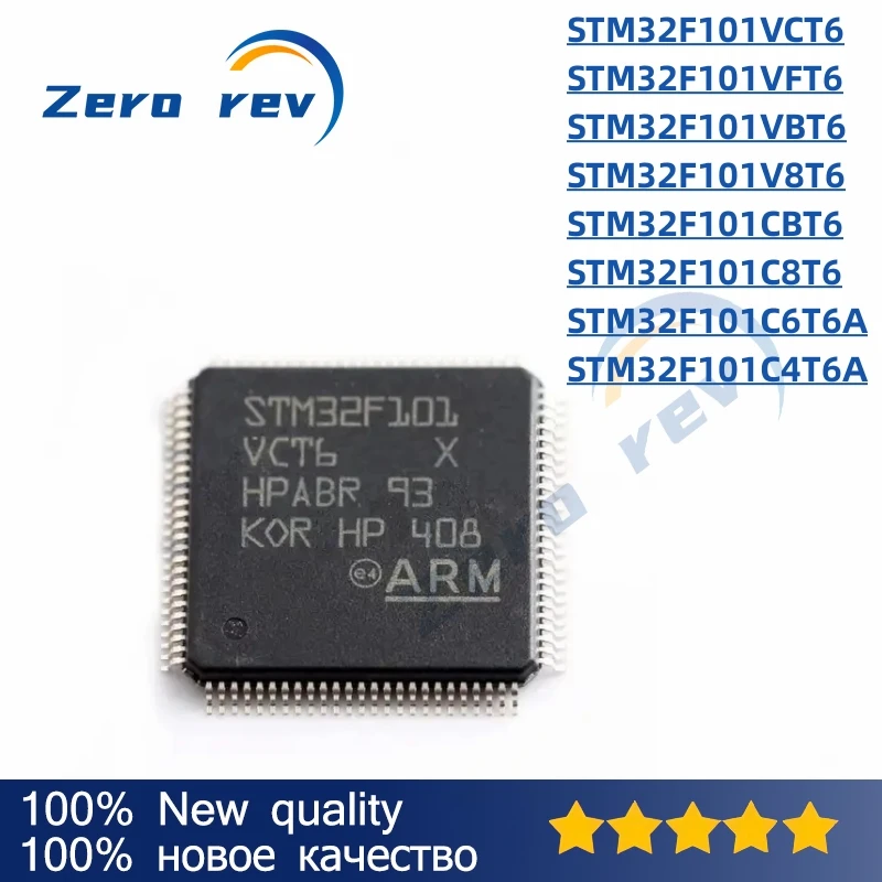 1Pcs 100% New STM32F101VCT6 STM32F101VFT6 STM32F101VBT6 STM32F101V8T6 STM32F101CBT6 STM32F101C8T6 STM32F101C6T6A STM32F101C4T6A
1Pcs 100% New STM32F101VCT6 STM32F101VFT6 STM32F101VBT6 STM32F101V8T6 STM32F101CBT6 STM32F101C8T6 STM32F101C6T6A STM32F101C4T6A