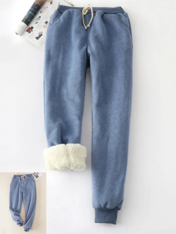 

Женские бархатные шаровары, осенние свободные прямые брюки с высокой талией, зимние плотные брюки, модные винтажные повседневные штаны для бега A524