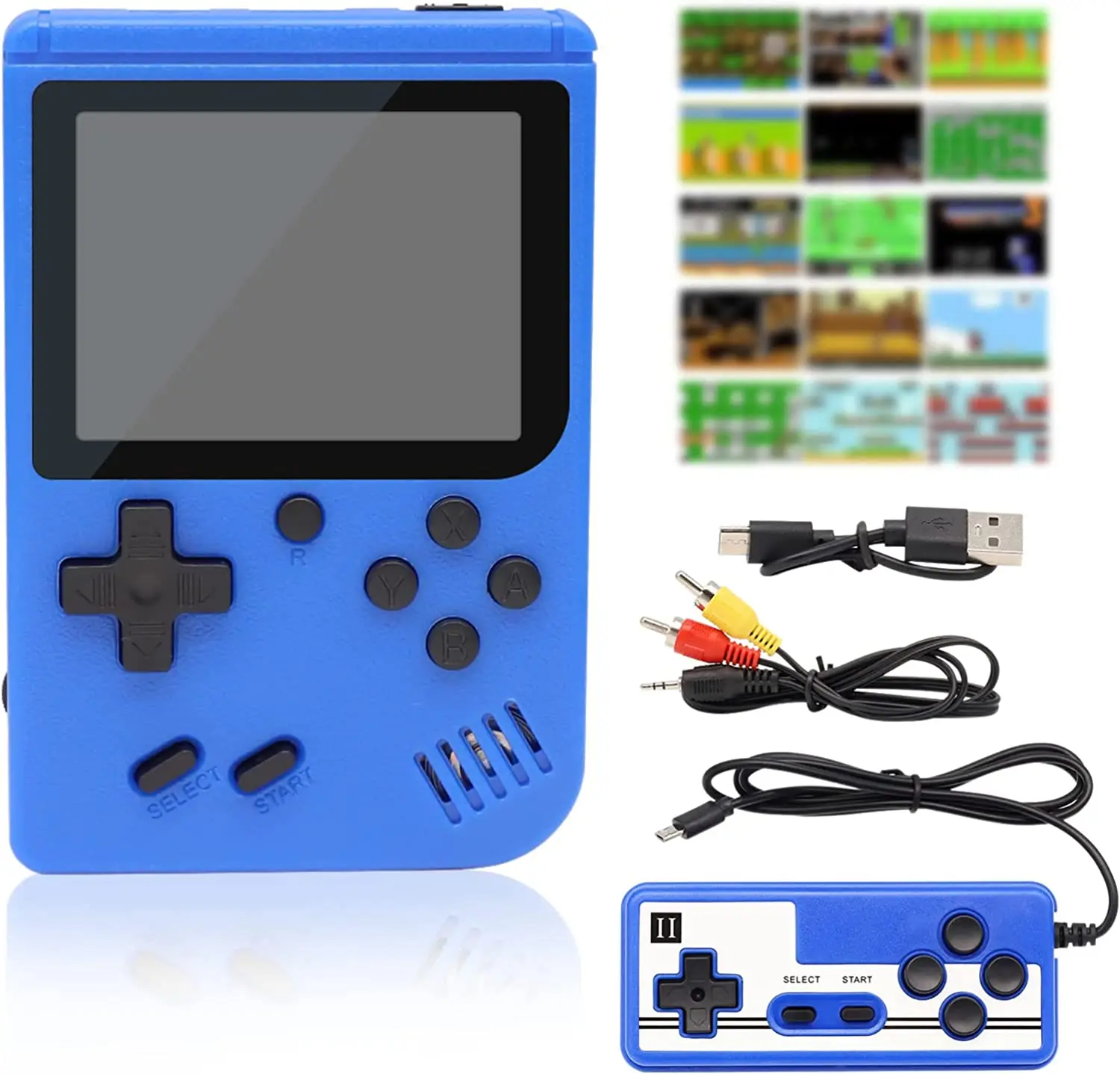 Retro Handheld Game Console, 3.0-Inch Portable Video Game Console for Kids with 400 Classical FC Games 1020mAh Battery
Retro Handheld Game Console, 3.0-Inch Portable Video Game Console for Kids with 400 Classical FC Games 1020mAh Battery